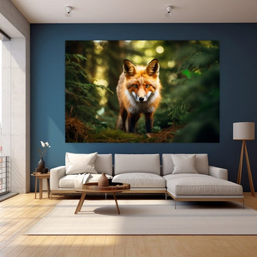Woodland Fox Painting